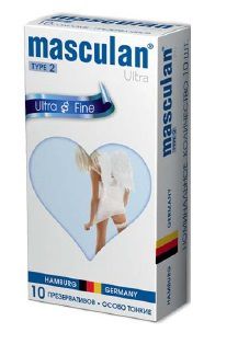 Ультратонкие презервативы Masculan Ultra Fine с обильной смазкой - 10 шт. - Masculan - купить с доставкой в Челябинске