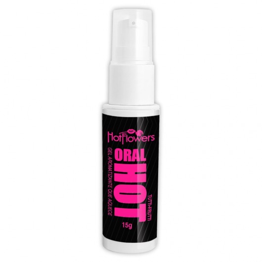 Гель для оральных ласк Oral Hot с согревающим эффектом - 15 гр. - HotFlowers - купить с доставкой в Челябинске