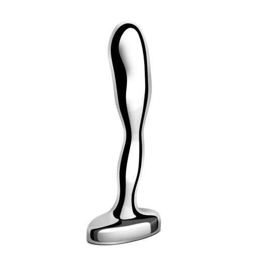 Стальной стимулятор простаты Stainless Steel Prostate Plug - 11,5 см. - b-Vibe - в Челябинске купить с доставкой