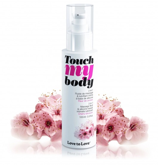 Силиконовый лубрикант 2-в-1 Touch My Body с ароматом вишнёвого цвета - 100 мл. - Love to Love - купить с доставкой в Челябинске