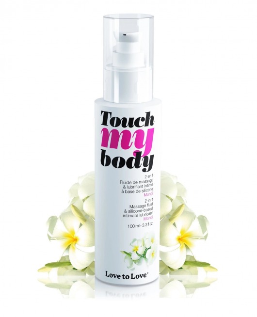 Силиконовый лубрикант 2-в-1 Touch My Body с ароматом моной - 100 мл. - Love to Love - купить с доставкой в Челябинске