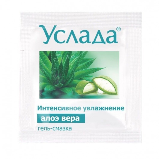 Гель-смазка «Услада с алоэ» - 3 гр. - Биоритм - купить с доставкой в Челябинске