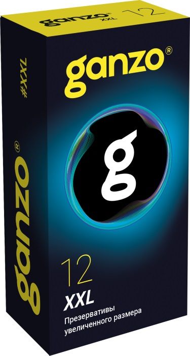 Презервативы увеличенного размера Ganzo XXL - 12 шт. - Ganzo - купить с доставкой в Челябинске