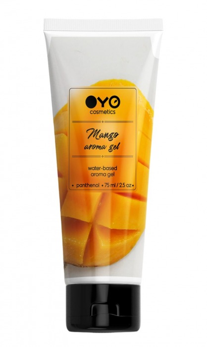 Лубрикант на водной основе OYO Aroma Gel Mango с ароматом манго - 75 мл. - OYO - купить с доставкой в Челябинске