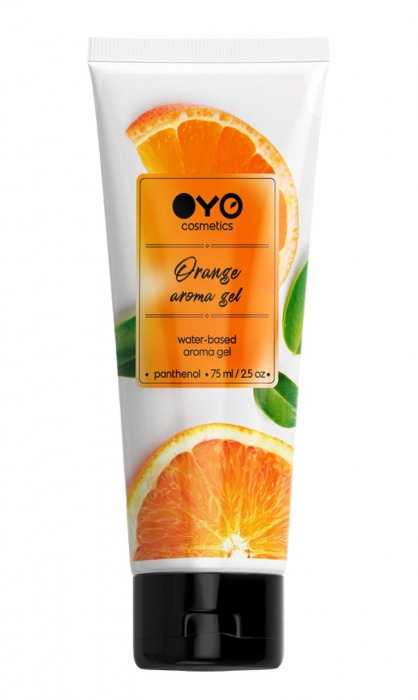 Лубрикант на водной основе OYO Aroma Gel Orange с ароматом апельсина - 75 мл. - OYO - купить с доставкой в Челябинске