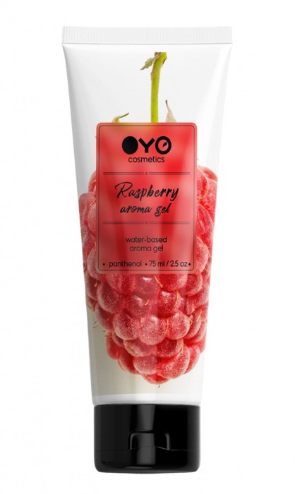 Лубрикант на водной основе OYO Aroma Gel Raspberry с ароматом малины - 75 мл. - OYO - купить с доставкой в Челябинске