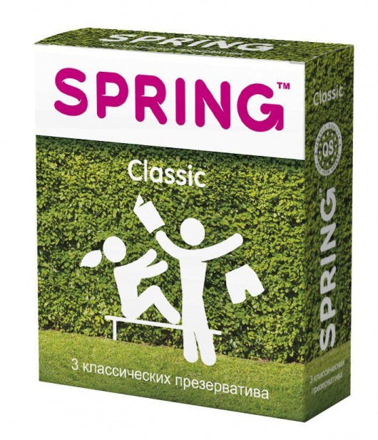 Классические презервативы SPRING CLASSIC - 3 шт. - SPRING - купить с доставкой в Челябинске