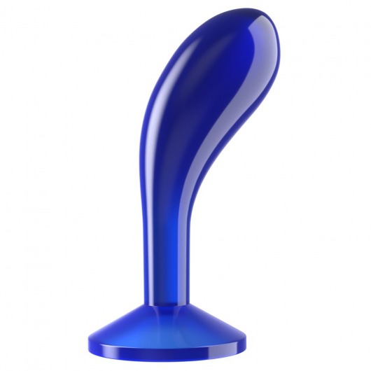 Синяя анальная втулка Flawless Clear Prostate Plug 6.0 - 15 см. - Lovetoy - в Челябинске купить с доставкой