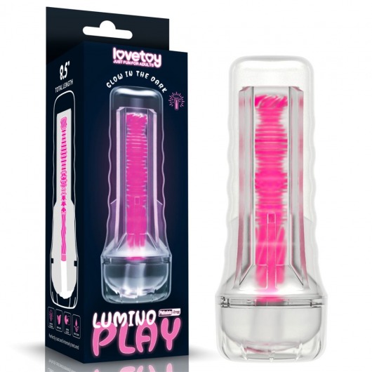 Светящийся в темноте мастурбатор 8.5 Lumino Play Masturbator - Lovetoy - в Челябинске купить с доставкой