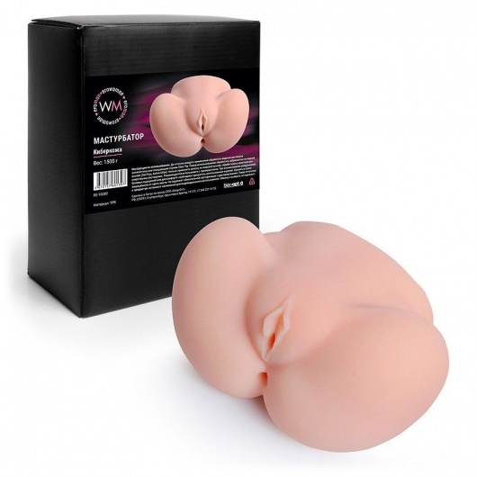 Реалистичный мастурбатор с двумя функциональными отверстиями - Erowoman-Eroman - в Челябинске купить с доставкой