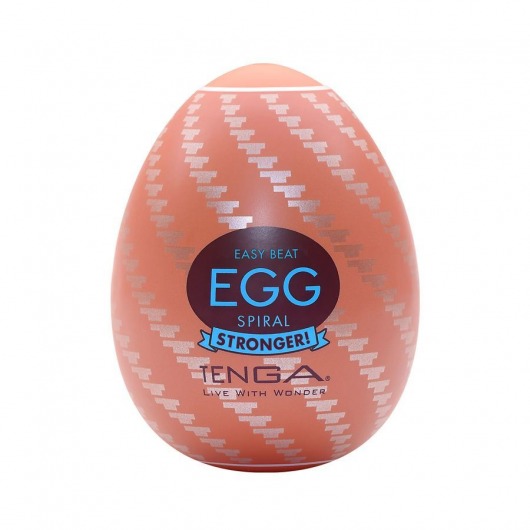 Мастурбатор-яйцо Tenga Egg Spiral - Tenga - в Челябинске купить с доставкой