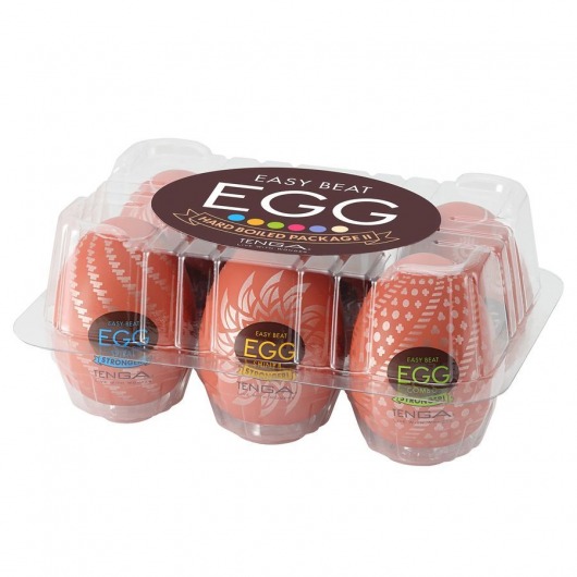 Набор из 6 мастурбаторов-яиц Tenga Egg Variety Pack V - Tenga - в Челябинске купить с доставкой
