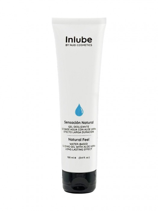 Интимный лубрикант с алоэ вера Inlube Natural Feel - 100 мл. - Nuei cosmetics - купить с доставкой в Челябинске