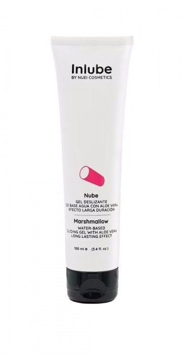 Лубрикант на водной основе Nuei Inlube с алоэ вера и ароматом маршмеллоу -100 мл. - Nuei cosmetics - купить с доставкой в Челябинске