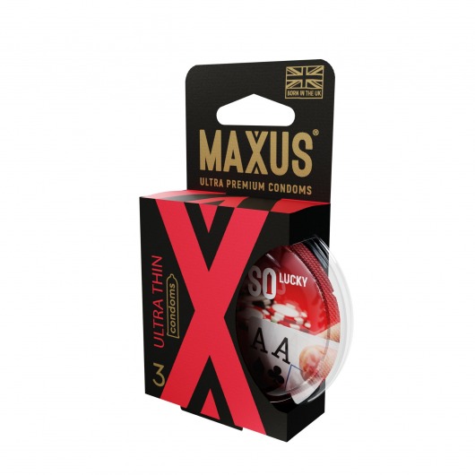 Ультратонкие презервативы MAXUS AIR Ultra Thin - 3 шт. - Maxus - купить с доставкой в Челябинске