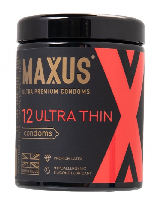 Ультратонкие презервативы MAXUS Ultra Thin - 12 шт. - Maxus - купить с доставкой в Челябинске