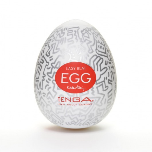 Мастурбатор-яйцо Keith Haring EGG PARTY - Tenga - в Челябинске купить с доставкой