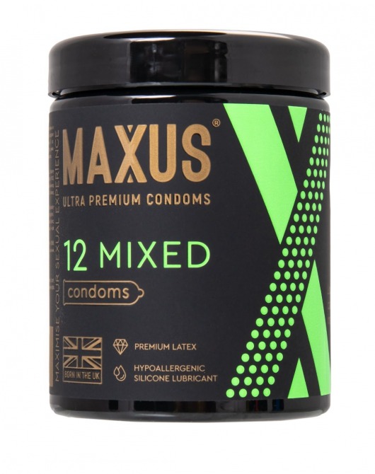 Презервативы MAXUS Mixed - 12 шт. - Maxus - купить с доставкой в Челябинске