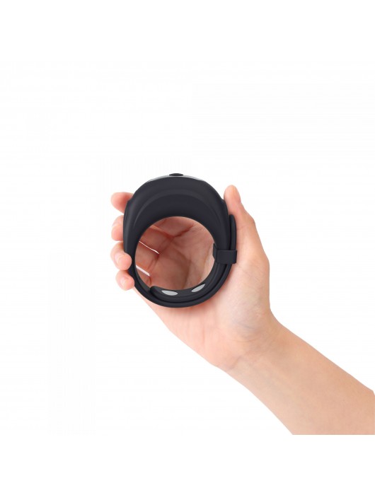 Черное эрекционное виброкольцо Fit Vibe Ring - Dorcel - в Челябинске купить с доставкой