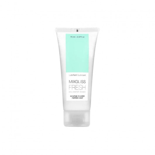 Лубрикант с охлаждающим эффектом Mixgliss Fresh Pepper Mint - 70 мл. - Strap-on-me - купить с доставкой в Челябинске