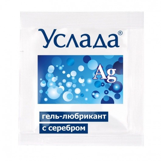 Гель-лубрикант «Услада с серебром» - 3 гр. - Биоритм - купить с доставкой в Челябинске