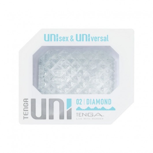 Прозрачный мастурбатор-стимулятор Tenga Uni Diamond - Tenga - в Челябинске купить с доставкой
