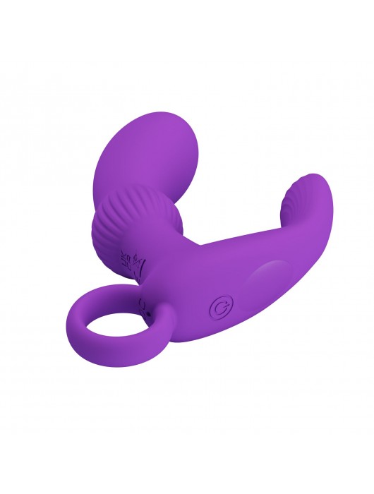 Фиолетовый вибромассажёр для массажа простаты Cayla - 11,2 см. - Baile - в Челябинске купить с доставкой