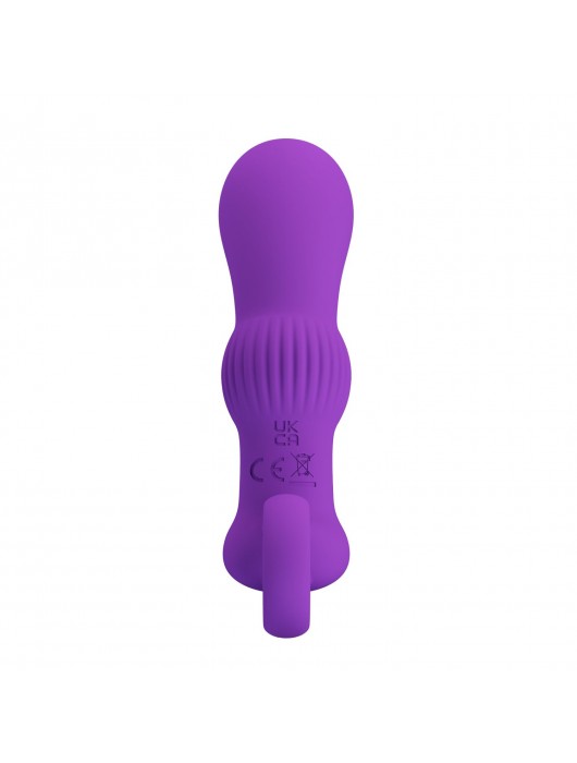 Фиолетовый вибромассажёр для массажа простаты Cayla - 11,2 см. - Baile - в Челябинске купить с доставкой