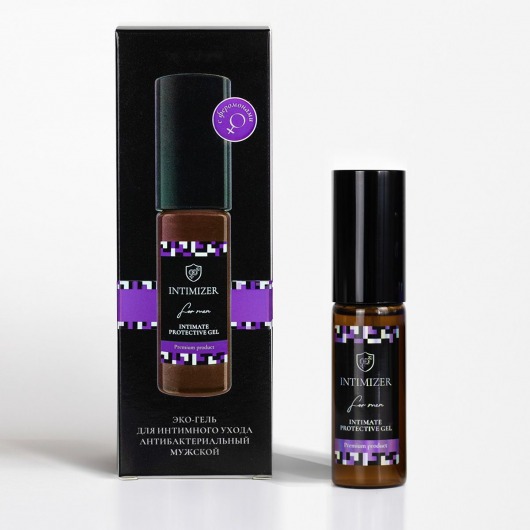Мужской антибактериальный эко-гель для интимного ухода Intimizer - 20 мл. - Intimizer - купить с доставкой в Челябинске