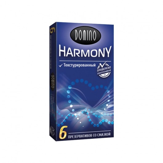Текстурированные презервативы Domino Harmony - 6 шт. - Domino - купить с доставкой в Челябинске