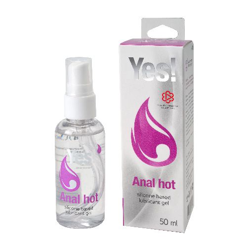 Согревающая силиконовая гель-смазка Yes Anal hot - 50 мл. - Sitabella - купить с доставкой в Челябинске