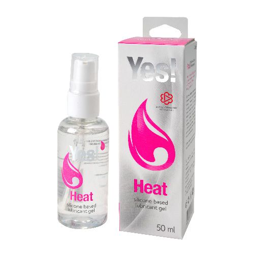 Возбуждающая силиконовая вагинальная смазка Yes Heat - 50 мл. - Sitabella - купить с доставкой в Челябинске