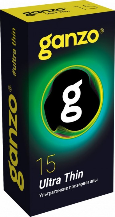 Прозрачные ультратонкие презервативы Ganzo Ultra thin - 15 шт. - Ganzo - купить с доставкой в Челябинске