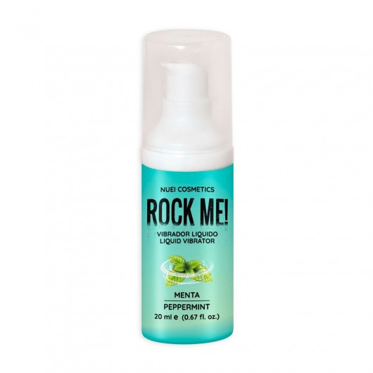 Жидкий вибратор Nuei Rock Me! с ароматом мяты - 20 мл. - Nuei cosmetics - купить с доставкой в Челябинске
