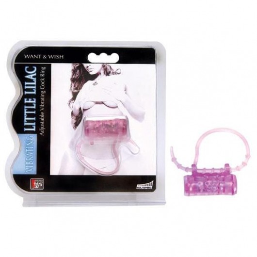 Эрекционное кольцо с вибратором LITTLE LILAC - Dream Toys - в Челябинске купить с доставкой