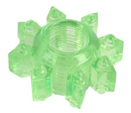 Зеленое эрекционное кольцо-звезда - Toyfa Basic - в Челябинске купить с доставкой