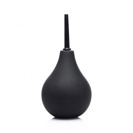 Черный анальный душ Thin Tip Enema Bulb - XR Brands - купить с доставкой в Челябинске