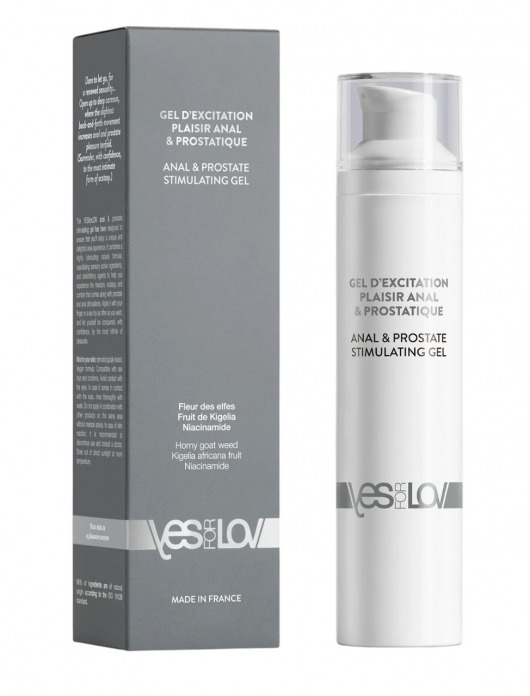 Стимулирующий анальный гель Anal   Prostate Stimulating Gel - 50 мл. - YESforLOV - купить с доставкой в Челябинске