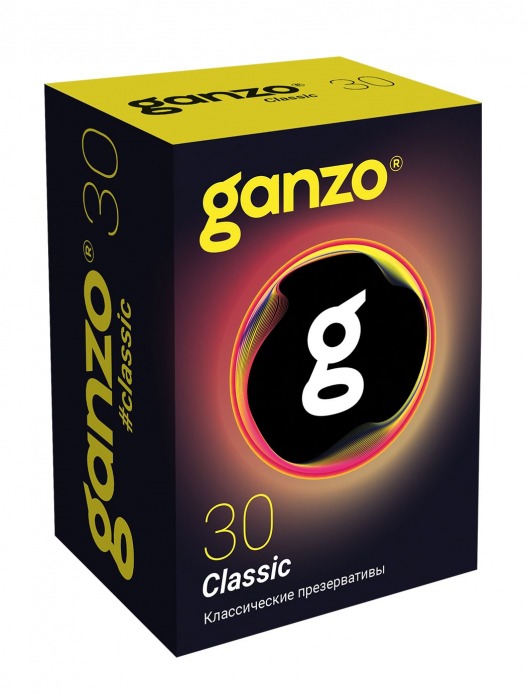 Классические презервативы с обильной смазкой Ganzo Classic - 30 шт. - Ganzo - купить с доставкой в Челябинске