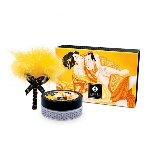 Массажная пудра с ароматом манго Luscious Mango - Shunga - купить с доставкой в Челябинске