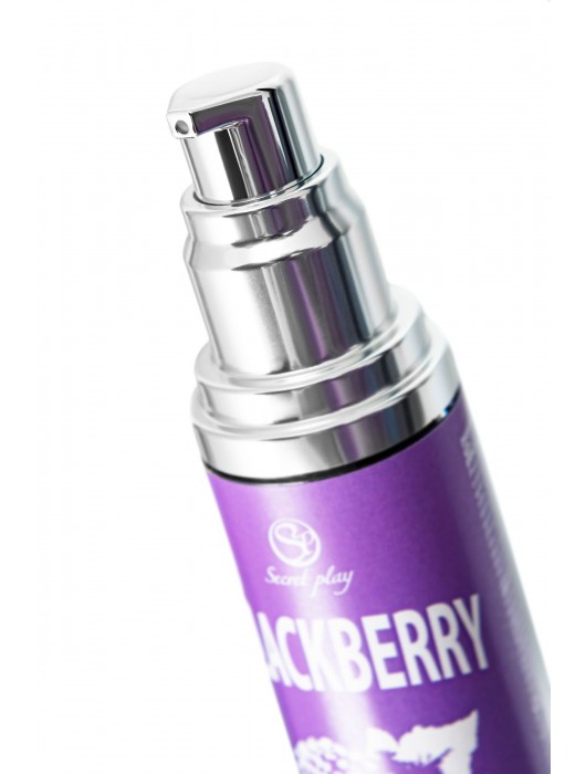 Массажное масло 2-в-1 Blackberry Hot Effect с разогревающим эффектом и вкусом ежевики - 50 мл. - Secret Play - купить с доставкой в Челябинске