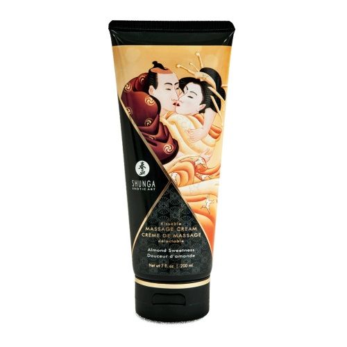 Массажный крем для тела с ароматом миндаля Almond Sweetness - 200 мл. - Shunga - купить с доставкой в Челябинске