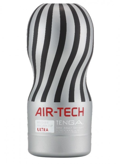 Серый мастурбатор Reusable Vacuum CUP ULTRA - Tenga - в Челябинске купить с доставкой