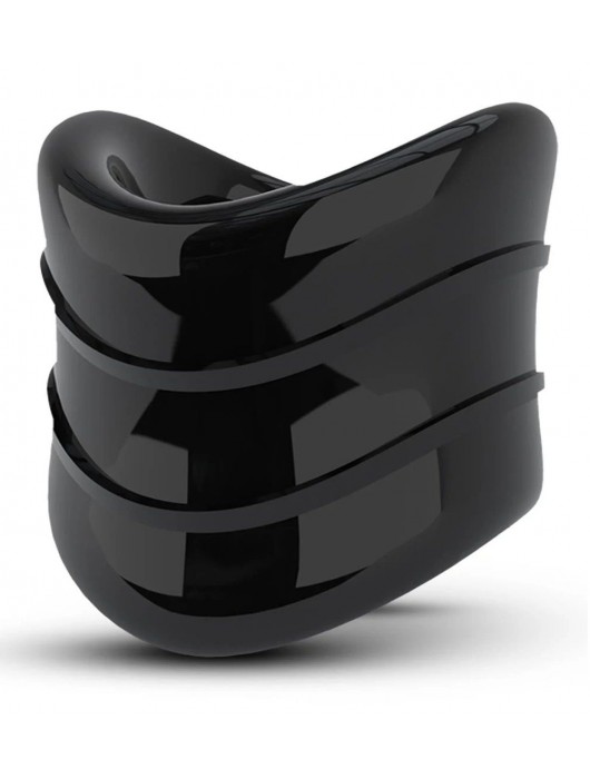 Черное эрекционное кольцо на мошонку Beef Ball Stretcher Snug X Long - Blush Novelties - в Челябинске купить с доставкой