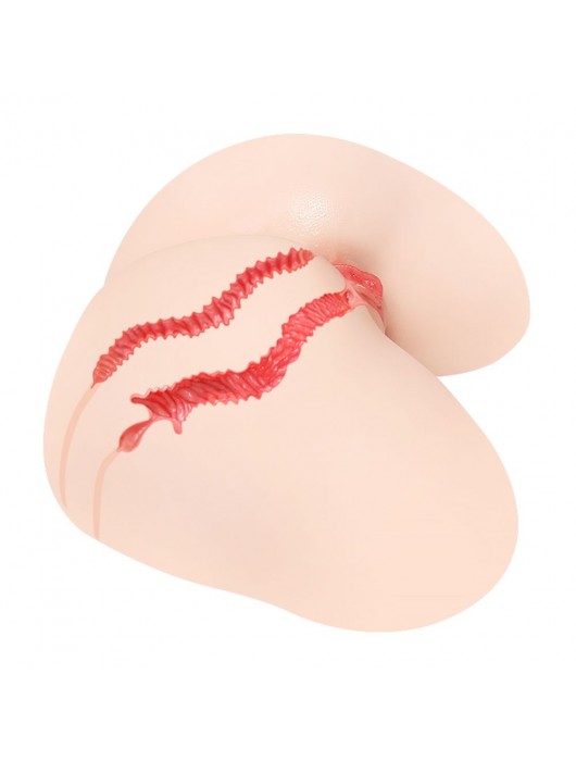 Мастурбатор-полуторс с двойным слоем материала и вибрацией Vanilla Onahole - KOKOS - в Челябинске купить с доставкой