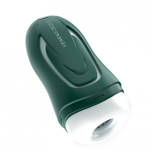 Зеленый вибромастурбатор с голосовым сопровождением Veneno - Rends - в Челябинске купить с доставкой