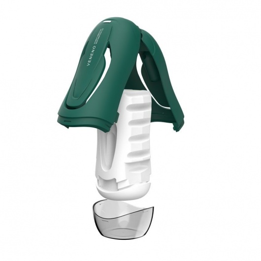 Зеленый вибромастурбатор с голосовым сопровождением Veneno - Rends - в Челябинске купить с доставкой