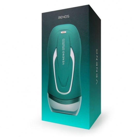Зеленый вибромастурбатор с голосовым сопровождением Veneno - Rends - в Челябинске купить с доставкой