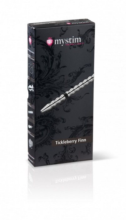 Уретральный зонд Tickleberry Finn для электростимуляции - MyStim - купить с доставкой в Челябинске