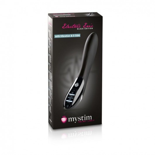 Черный вибратор с миостимуляцией Mystim Electric Eric Black Edition - 27 см. - MyStim - купить с доставкой в Челябинске